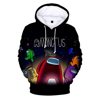 

2020 Among Us Couple Sweatshirt Cute Cartoon Among Us Game Printed Hoodie Fashion Streetwear Pullover Jack Casual Long Sleeve