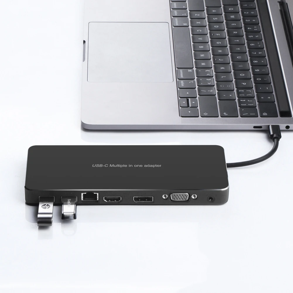 usb-хаб тип-c для аудио/VGA/HDMI/GigE Vision/USB3.0/PD многофункциональная док-станция эффективный отвод тепла