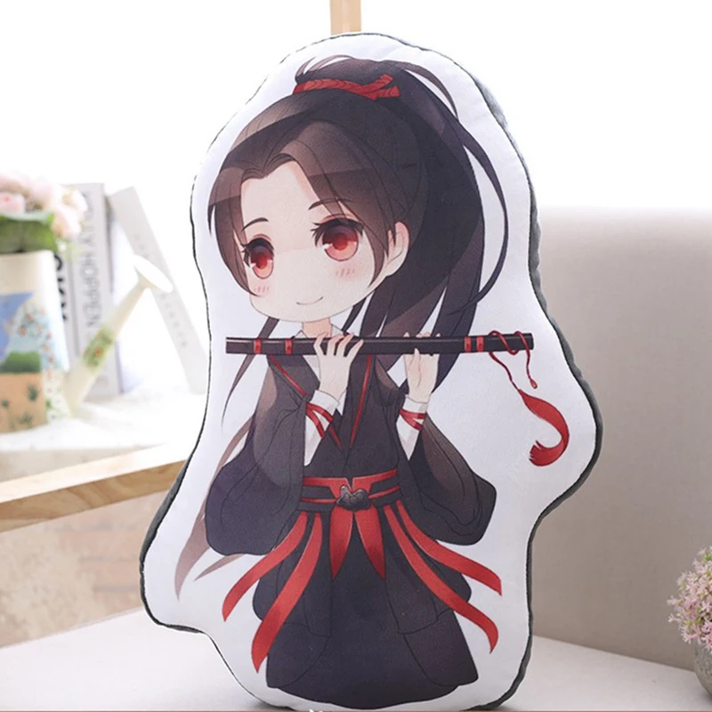 Wei WuXian Lan WangJi CHEN QING LING Подушка с мультипликационным рисунком UNTAMED Xiao Zhan Wang Yibo аниме подушка для куклы подарки коллекция