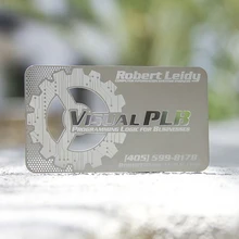 Дизайн из нержавеющей стали бизнес ВИП-карта металлическая карта