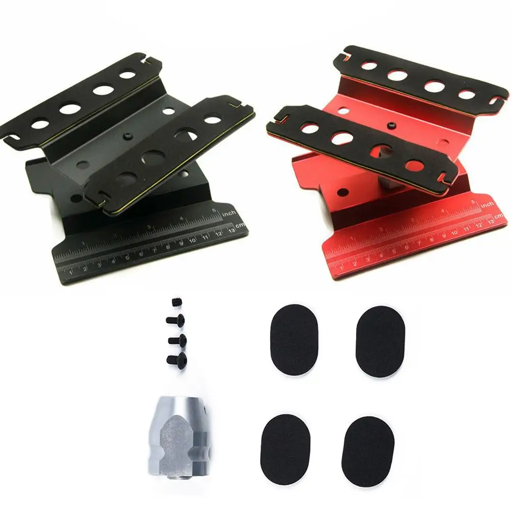 

Heightening Work Stand Assembly Platform 360 Rotary Alloy Repair Station Work Stand Replacement for 1/10 RC Model Car