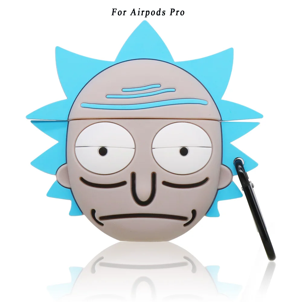 For pro R Чехол для наушников Airpods, силиконовый чехол Rick And marty, защитный чехол для Apple Airpods, чехол, аксессуары - Цвет: For pro R