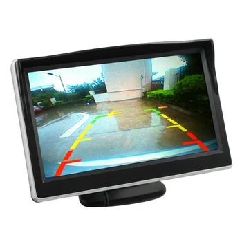 

Vehicle LCD Screen Video Wide Voltage Digital Car Monitor Backup High Definition Reverse Image Universal 12V 24V Auto Parking