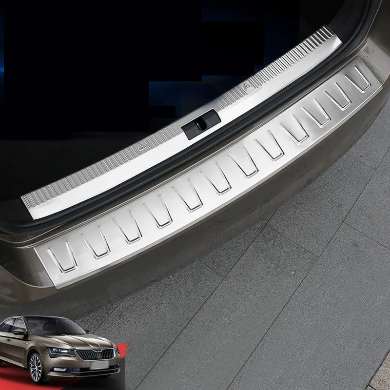 Lsrtw2017 Нержавеющая Сталь автомобильный порог порога для Skoda Superb