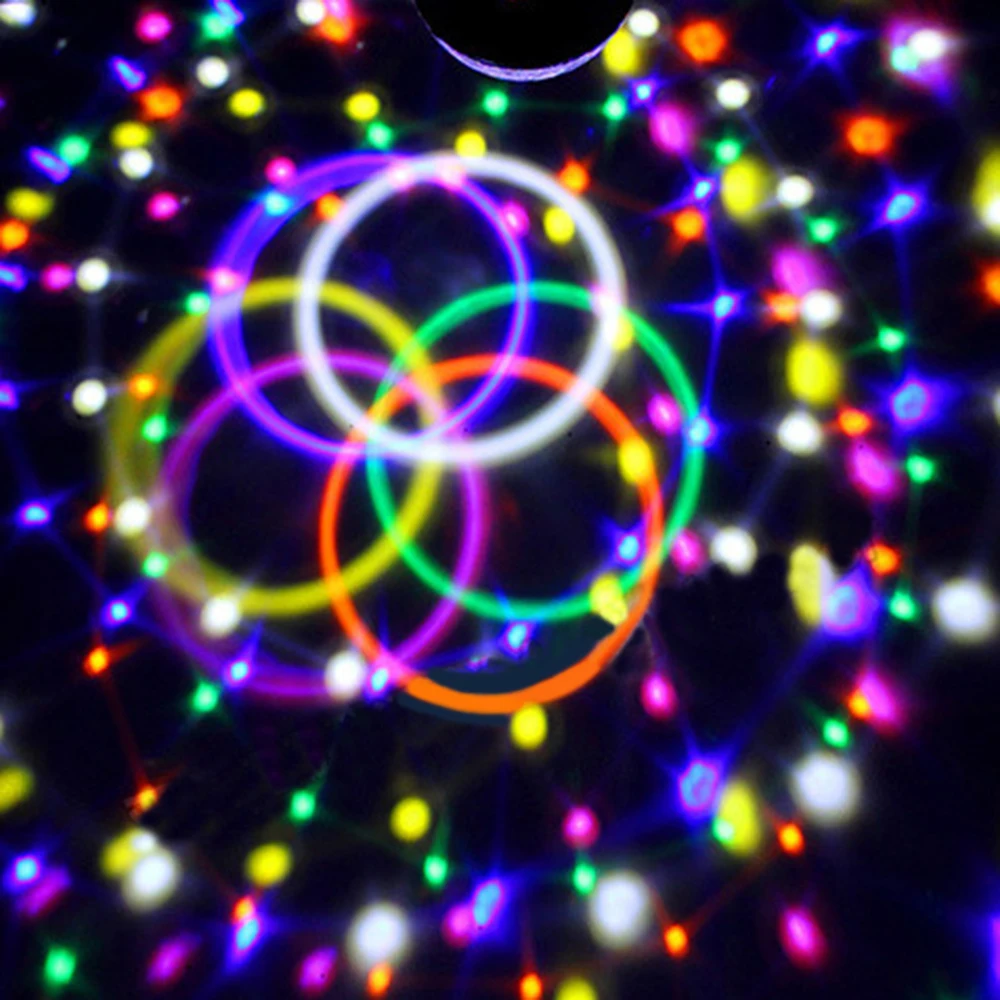USB DJ диско-шар вечерние свет Bluetooth 9 Вт RGB светодиодный сценический световой эффект музыка лазерный стробоскоп свет для рождества, рождественской вечеринки освещение