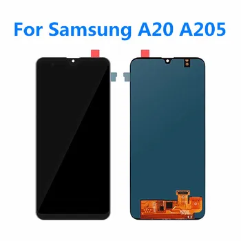 

AMOLED LCD For Samsung A20 A205 LCD Display Screen Touch Panel Digitizer For Samsung A20 A205F Display Screen For Samsung A205
