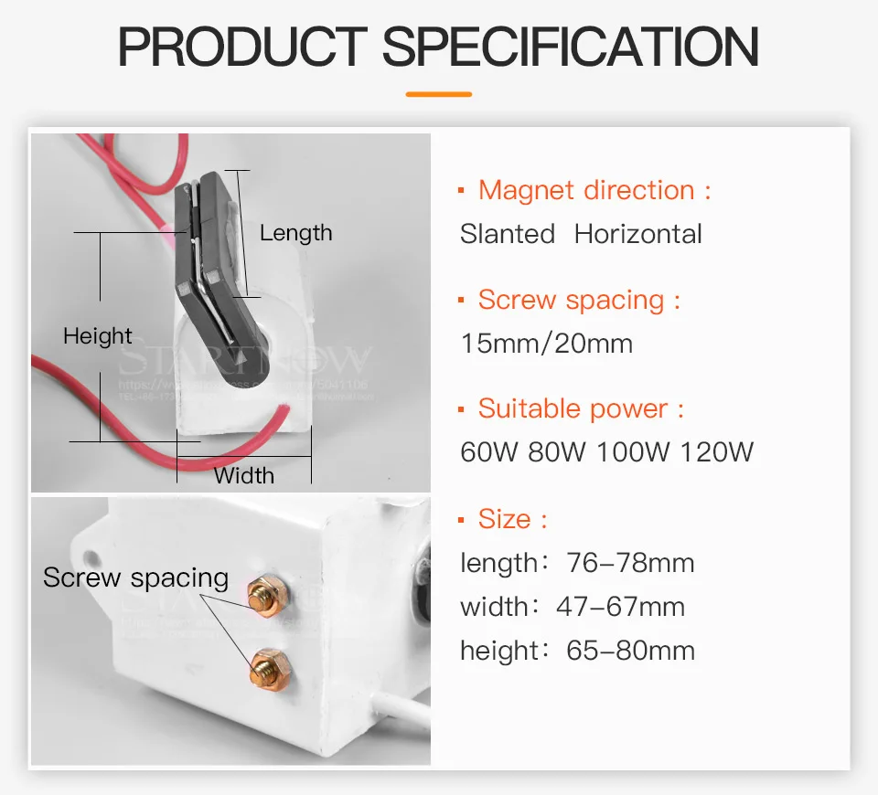 Flyback Transformador de Alta Tensão Para 60W