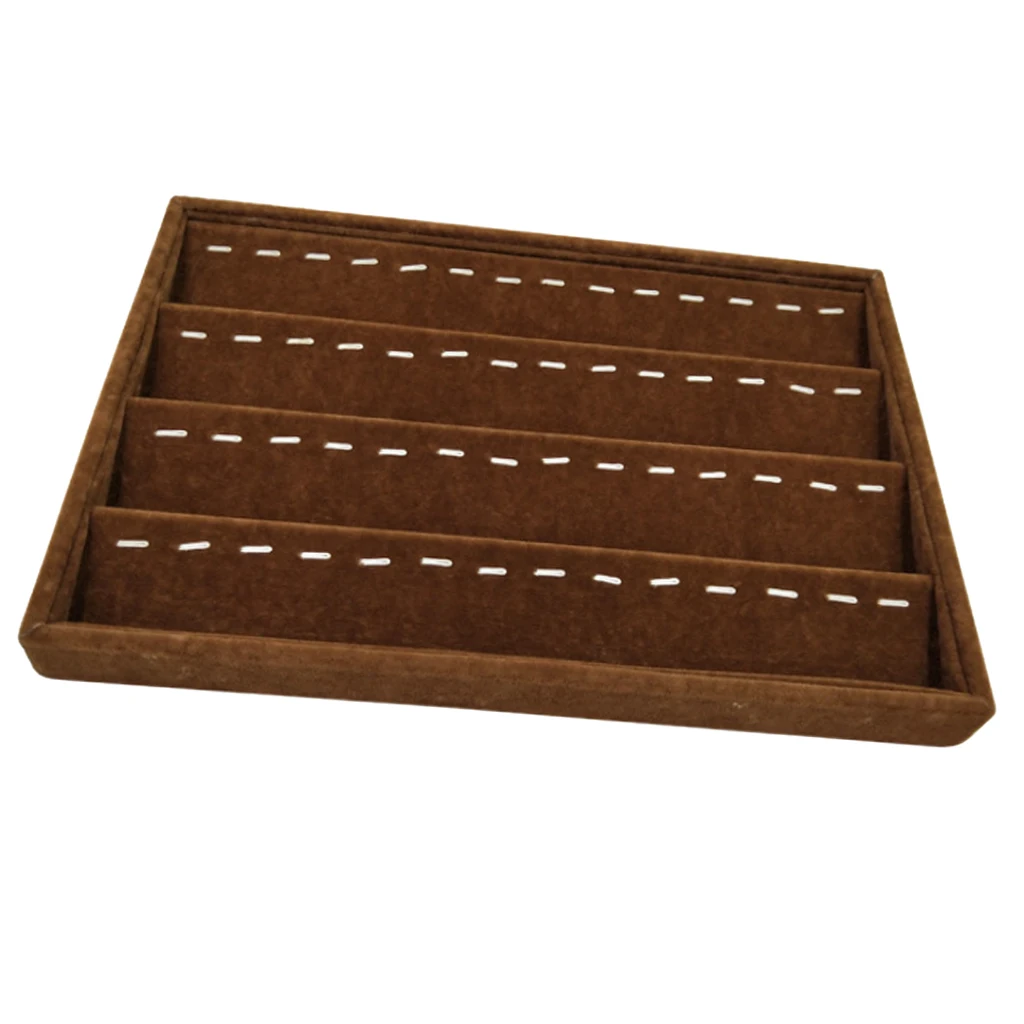 Pendant Tray Кольцо серьга, ожерелье, подвеска дисплей бархатная коробка коврик лоток 35x24x3 см домашний магазин счетчик Orgainzer - Цвет: Pendant Tray