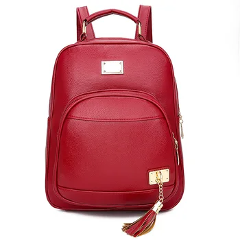 

PU Women's Bag Fashion New Tassel Bag backpacks