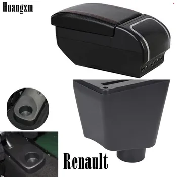 

For Renault Clio Armrest Box Clio Mk4 Universal Car Central Armrest Storage Box cup holder ashtray modification accessories