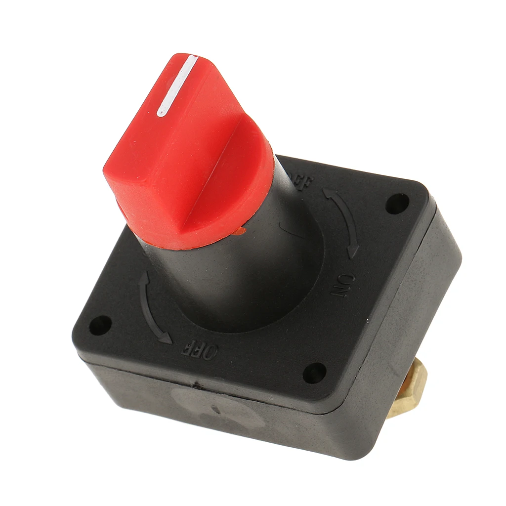 100A Red and Black Battery Master Disconnect Rotary Cut/Off Isolator Kill Switch