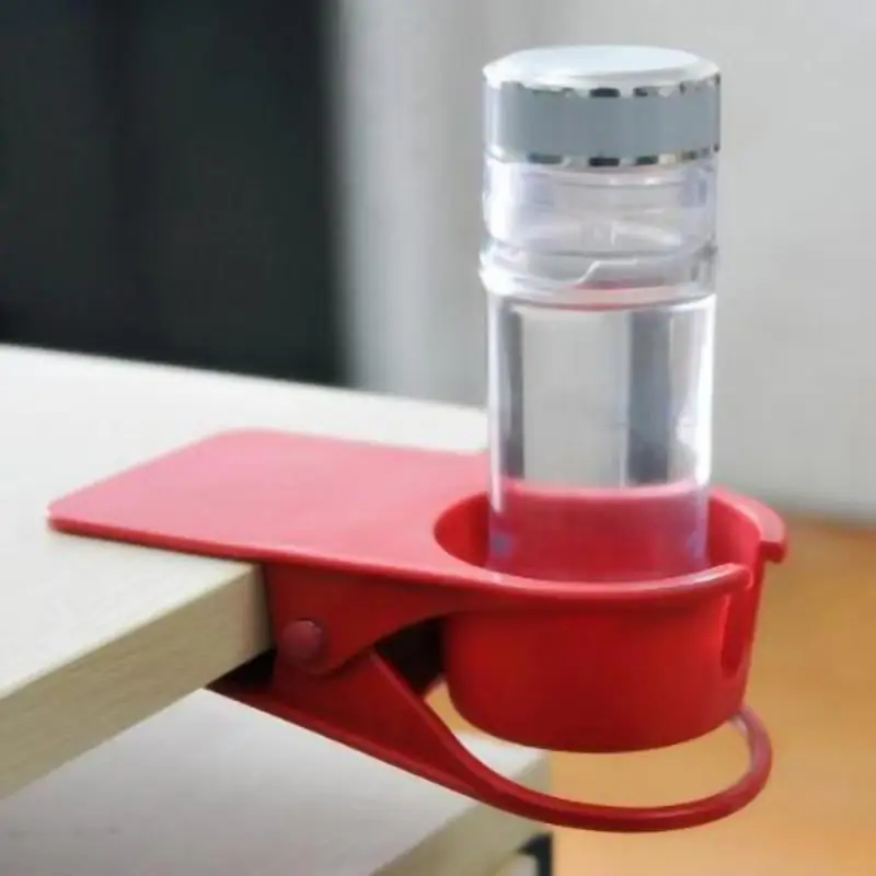 

Office Water Cup Holder Storage Rack Clip For Cups Bottle Desktop Non-Slip Shelf Organizer