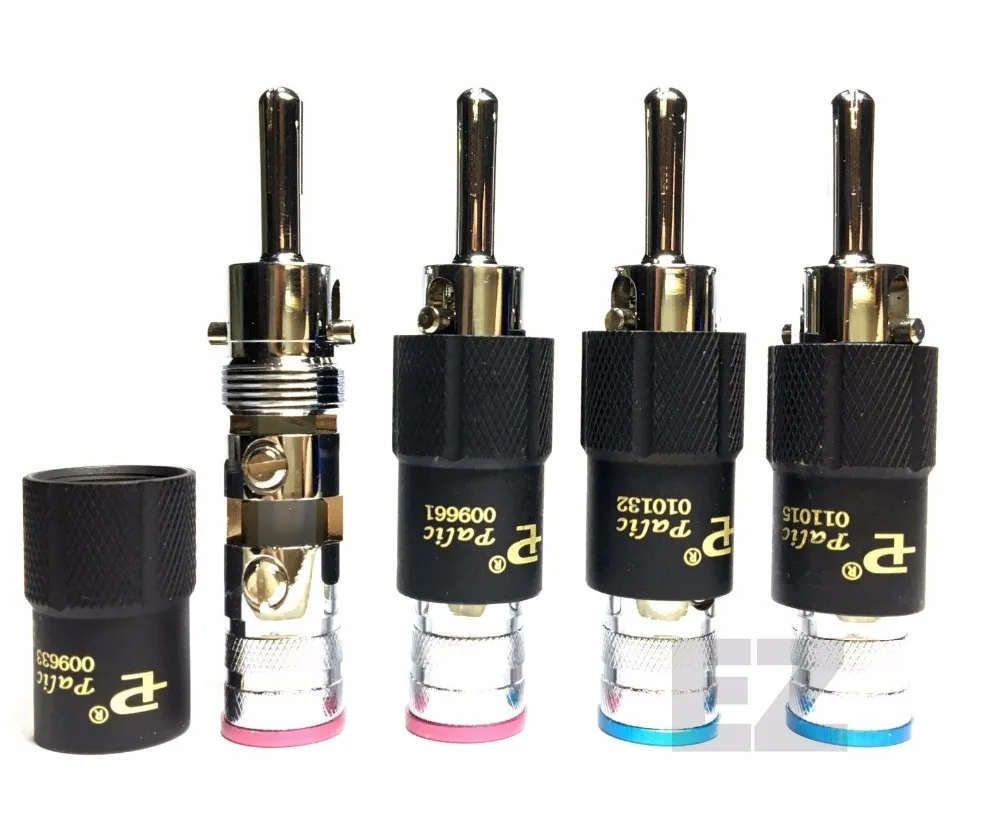 8x Pailiccs PS109 Audio Banana Speaker Plug Screw Lock 10mm Cable Wire Connector 8x Pailiccs PS109 Audio Banana Speaker Plug Screw Lock 10mm Cable Wire Connector