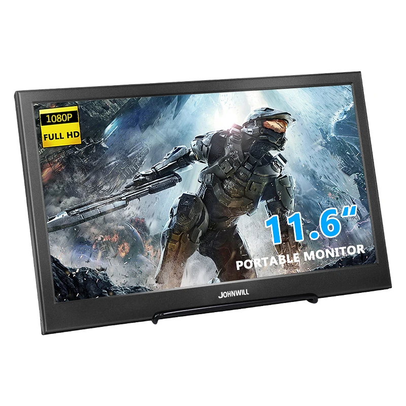 US $90.94 116 Inch 1920X1080 Portable Monitor IPS Display HDMI gaming monitor pc monitor for Raspberry Pi PS3 PS4 Xbox360