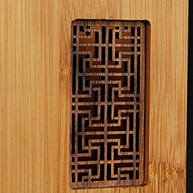 Креативный дизайн сад стиль Бамбук Дерево Настольный карандаш ручка держатель