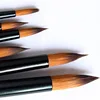 Art Model Paint Nylon Hair Acrylic Oil Watercolour Drawing Art Supplies Brown 6 Pcs Painting Craft Artist Paint Brushes Set ► Photo 2/6