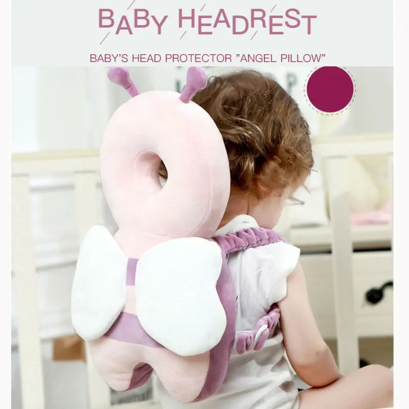 Baby Head Protection Pillow Toddlers Headrest Pad Neck Protector Safety