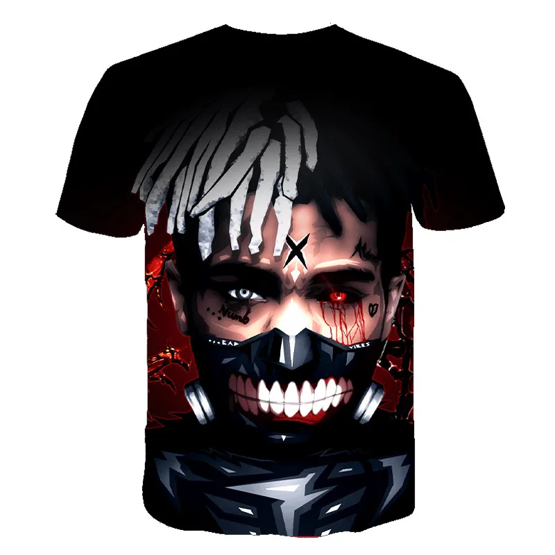 Лидер продаж Новое поступление 3D футболка Xxxtentacion для мужчин и женщин модная