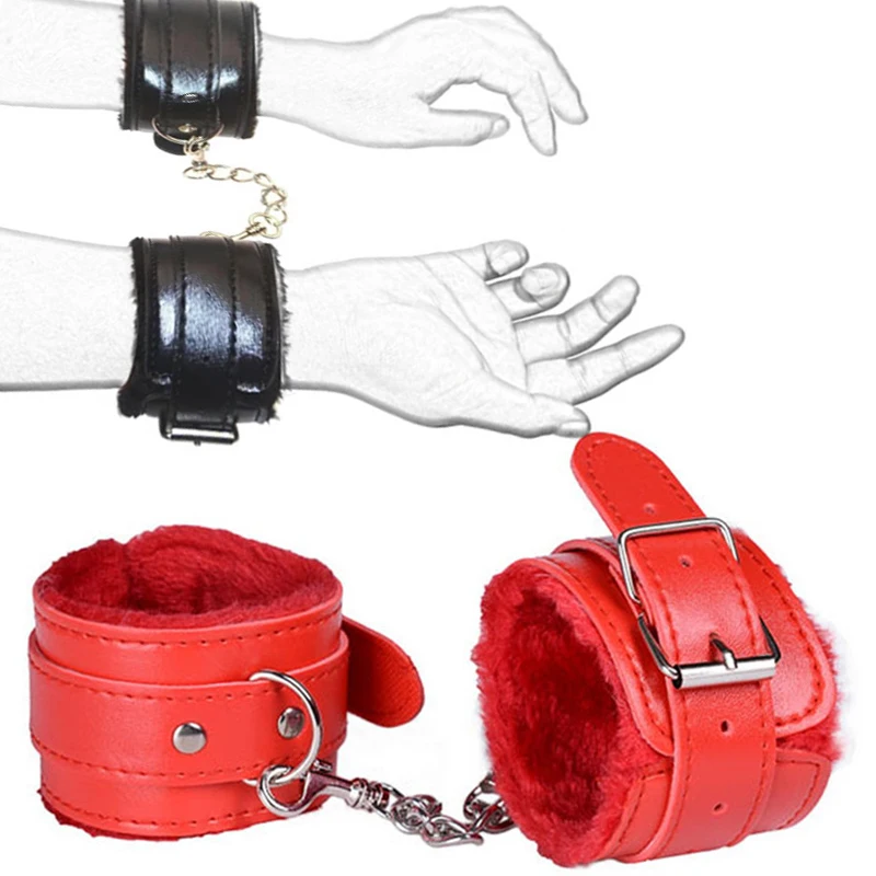 Sex Toys for Woman Men BDSM Bondage Set Erotic Restraint Handcuffs Slave Whip Adults Games Couples Accessories Slut | Красота и