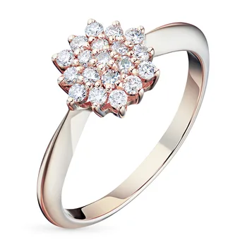 

A ring of red gold with diamonds e0201kts04180500