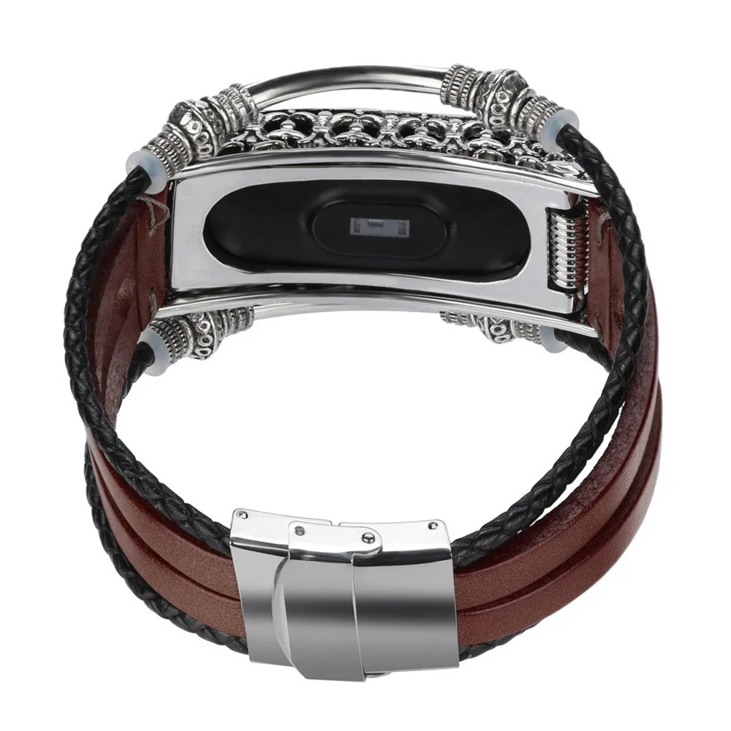 Ezon Смарт часы замена кожаный браслет ремешок+ металлический чехол