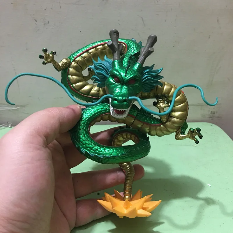 

15CM Dragon Ball Cartoon Plating Version Shenron GK Statue Boyfriend Gift PVC Collect Model Toy M2959