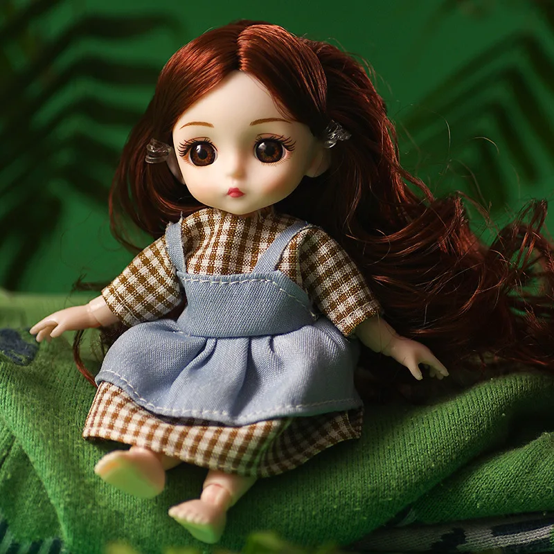 BJD Кукла 16 см 13 шарниров пластиковые модные куклы Детская одежда Обувь наряд