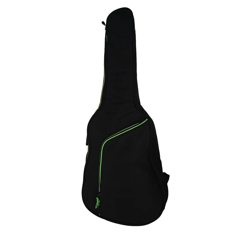 Green 41 inch Дропшиппинг-утолщенная стальная классическая сумка-чехол для гитары, рюкзак для гитары, аксессуары для бас-гитары, детали для переноски, черный+ оранжевый, 39 дюймов - Цвет: Green 41 inch
