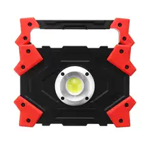 USB светодиодный портативный прожектор 10 Вт COB светодиодный рабочий свет перезаряжаемый Открытый Кемпинг Пешие прогулки аварийное освещение лампе светодиодный фонарик