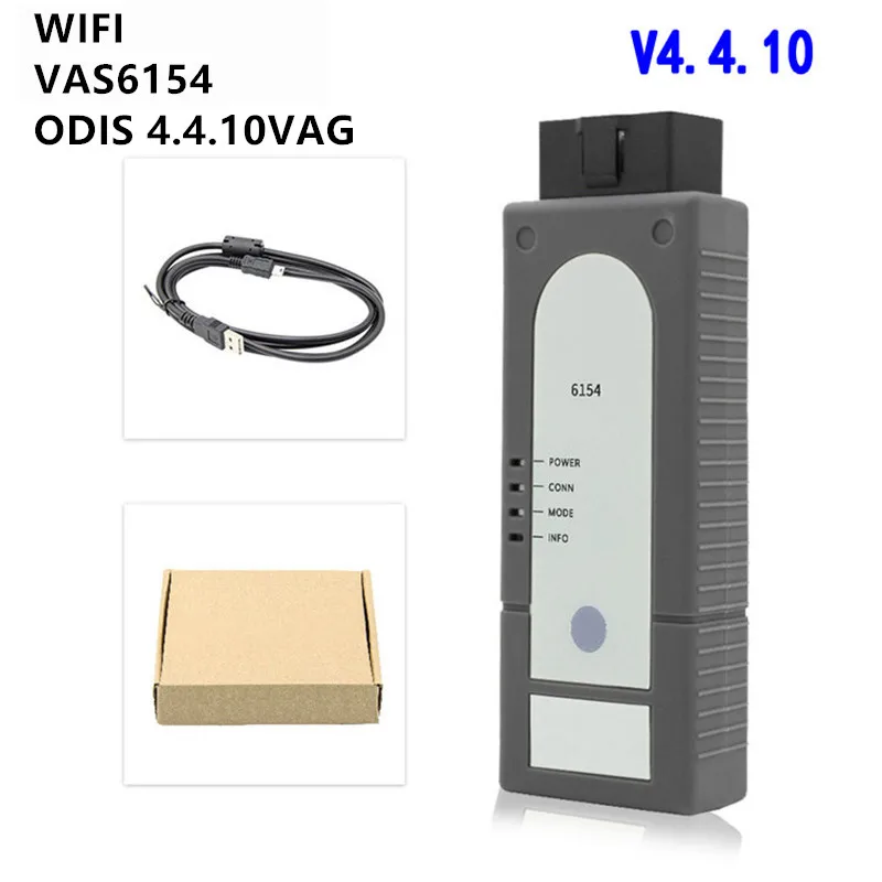 Автомобильный диагностический инструмент WIFIVAS6154 ODIS 4.4.10VAG диагностический инструмент для VW, AUDI, SKODA, SEAT, Bentley, Lamborghini Авто сканер инструмент