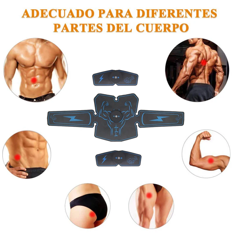 Cena USB akumulator elektryczny stymulator mięśni brzucha trener ABS Fitness masaż ciała EMS elektrostymulator Toner ćwiczenia