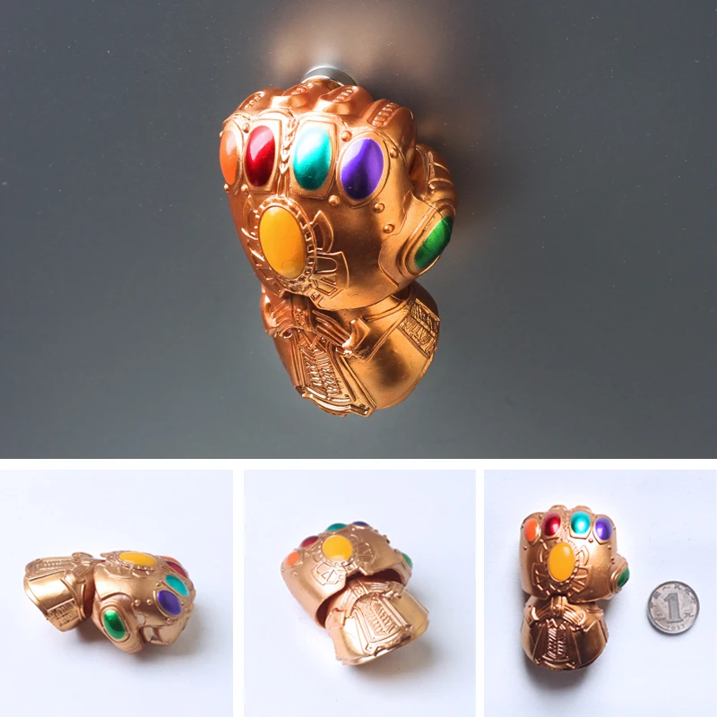 Мстители бесконечные перчатки магнит на холодильник танос пантера герой Marvel анимация 3D Магнитная паста путешествия сувенир наклейка подарок