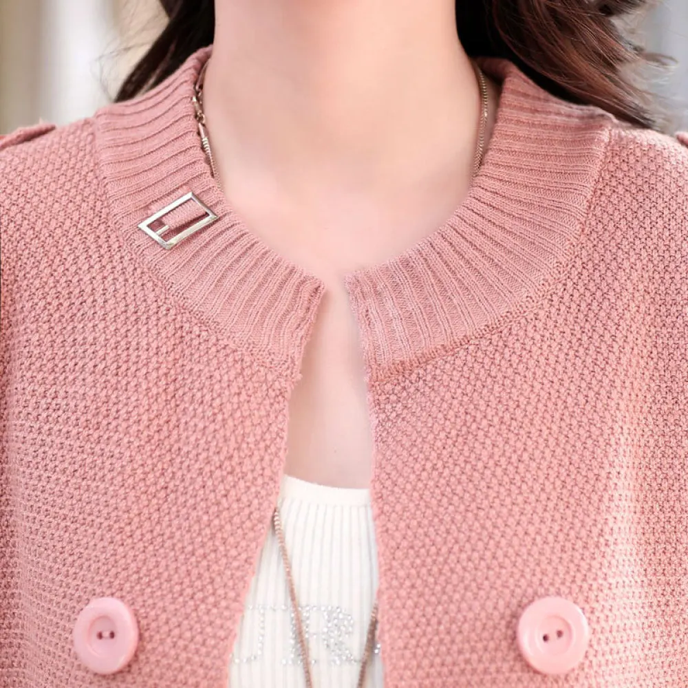 Women Sweater Cardigans Spring Autumn Long Sleeve Knitwear Cardigan Female Knitted Coat