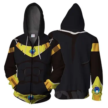 

Anime New dragon ball Cosplay Costumes Zipper Hoodies Sweatshirts Printing Unisex Adult man and women Clothing