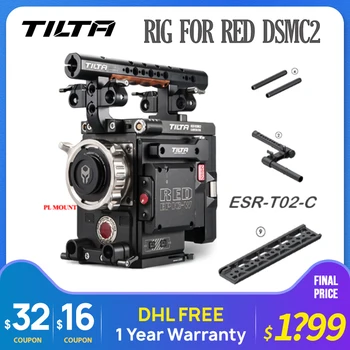 

TILTA RED DSMC2 Cage ESR-T02-C Baseplate Top Handle Camera Rig for WEAPON/SCARLET-WRED/DSMC2 RAVEN with Power system SDI in/out