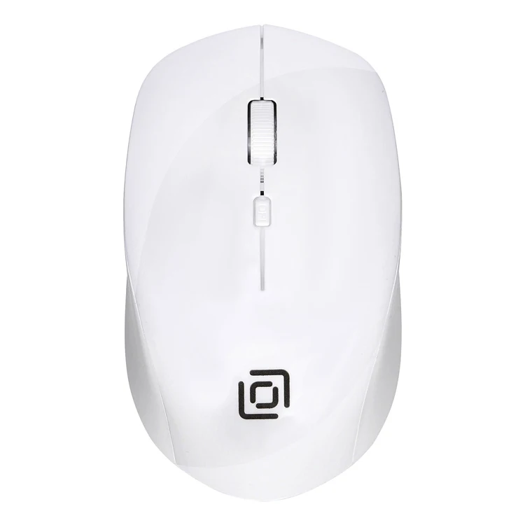 Мышь Oklick 565MW glossy белый оптическая(1600dpi) беспроводная USB(3but