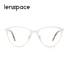 Металлические женские очки кошачий глаз оправы для женщин винтажные очки Женские оправы для очков Ретро Винтажные оправы для очков