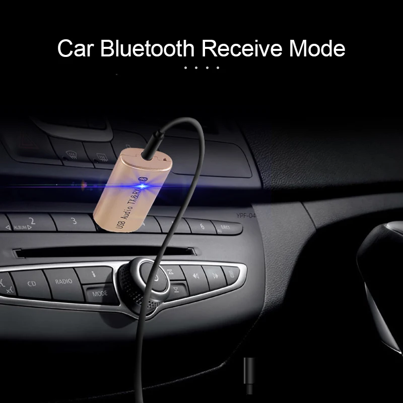 USB Bluetooth адаптер ключ для компьютера ПК PS4 мышь Aux аудио Bluetooth 4,2 музыкальный приемник с динамиком передатчик