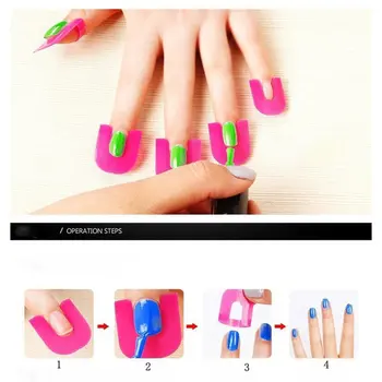 

Nail Care Artifact Women's Fashion Friendly Beauty Model Anti-nail Clip Nail polish anti-overflow clip nail art tool