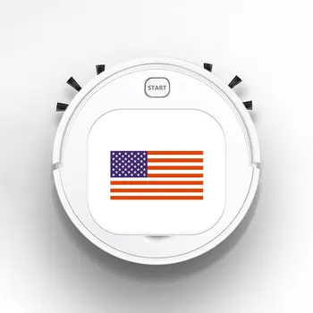 

Smart Sweeper Robot House Durable Power Floor Cleaning Robots Vacuum Cleaner 1800pa AMERICA Flag Funny USA Creative