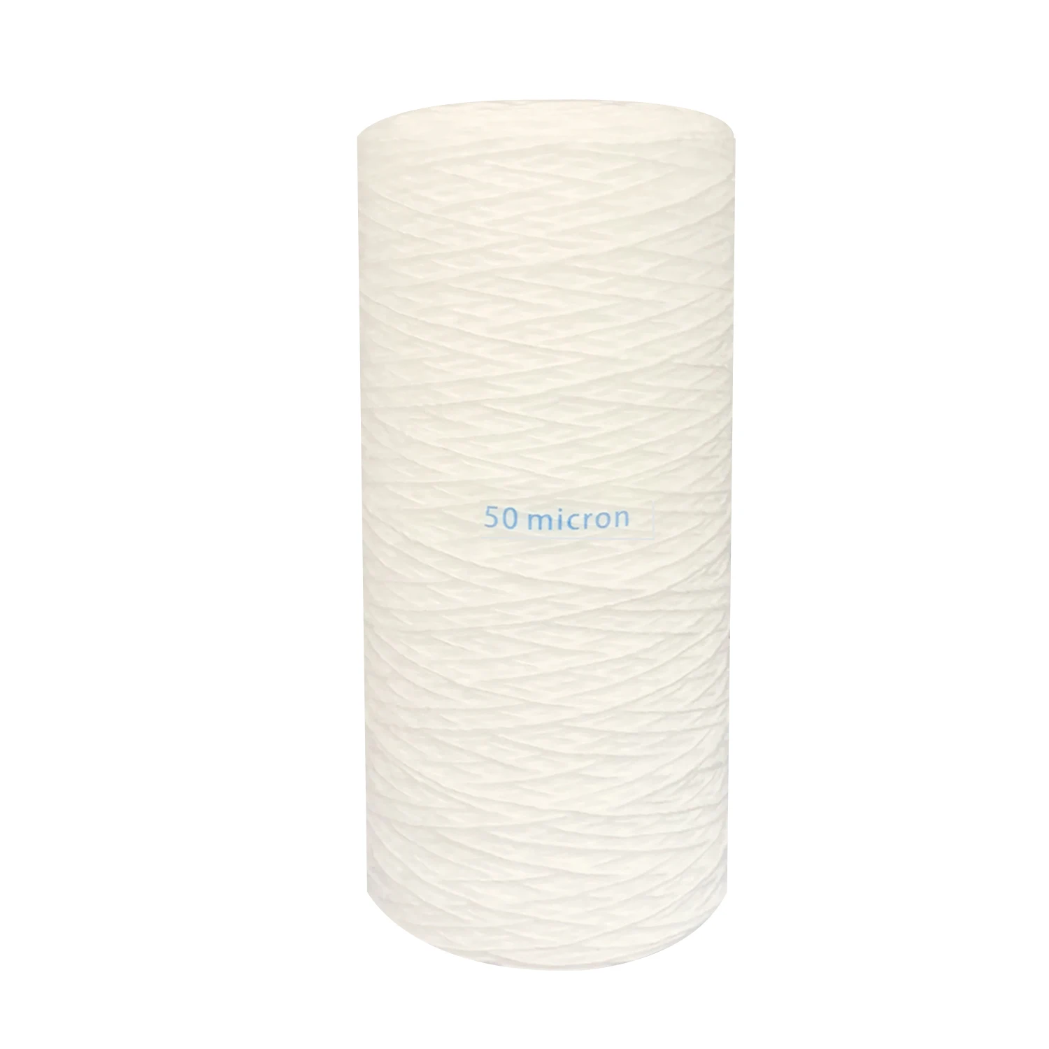 

Universal Whole House Sediment String Wound Water Filter Cartridge 4.5" x 10" - 50 Micron