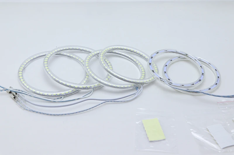6pcs Super Bright white color 3528 SMD led Angel Eyes kit daytime running light DRL for Alfa Romeo 159 2005-2011 Car Styling