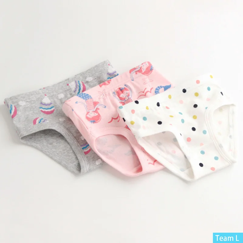 SheeCute/3 шт./партия, нижнее белье для маленьких девочек Мягкие Трусы ...