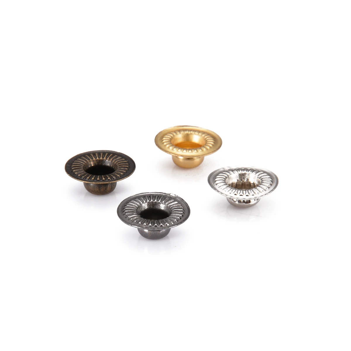 40pcs/kit Metal Rivet Snap Fasteners Kit Multi Snaps Buttons Cap Stud DIY Press Studs Leather Craft Fixing  Tools Accessories