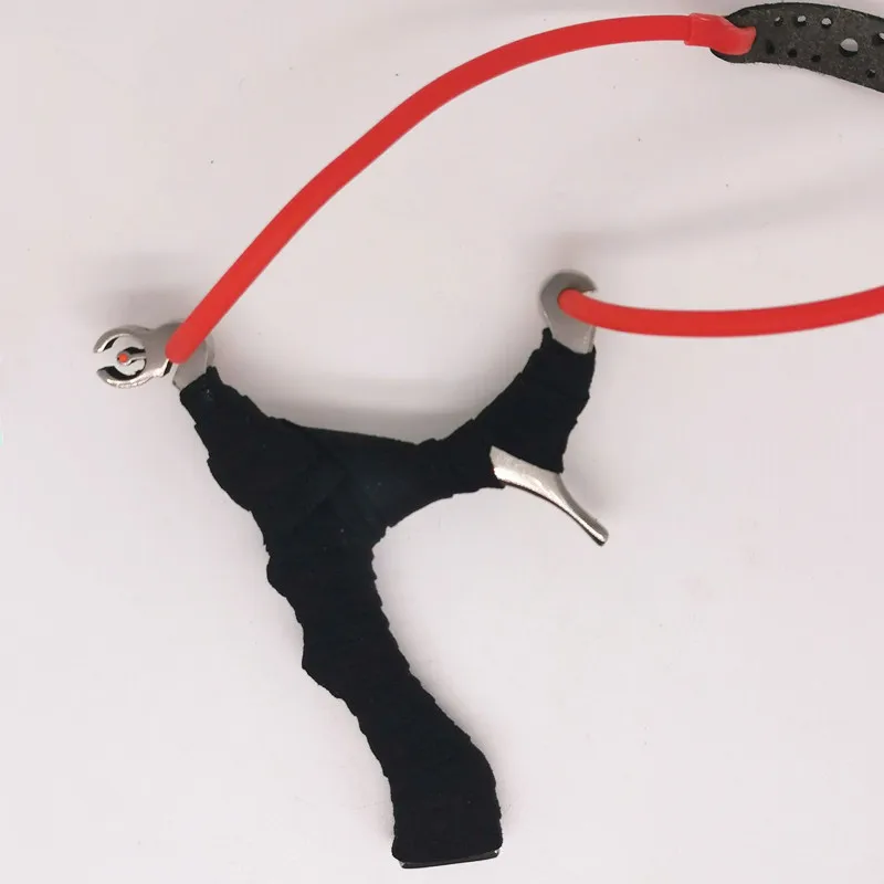 

Round Rubber Band Outdoor Shooting Powerful Handheld Bow New Professional Stainless Steel Slingshot For Hunting Catapult