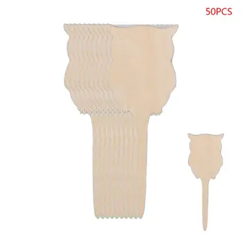 

50pcs Eco-Friendly Wooden Plant Labels Sign Tags Garden Markers for Seed Potted 667B