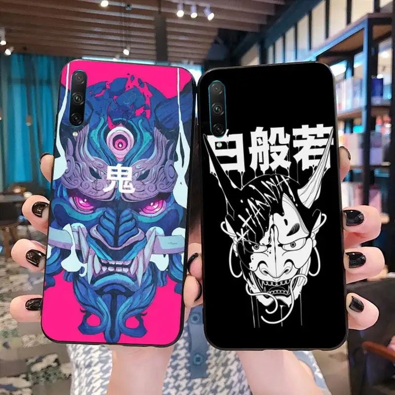 Чехол для телефона HPCHCJHM японский самурай маска Huawei P40 P30 P20 lite Pro Mate 20 P Smart 2019 prime |