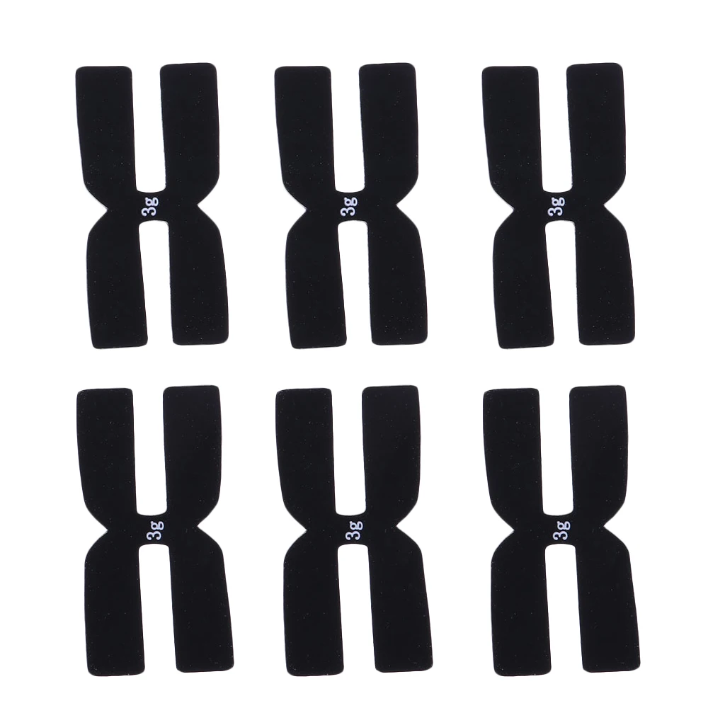 Tennis Racket Weight Balance Strips Racquet Balancer Tape H-Shaped 3g Silicone Balance Bar Badminton H ShapeRacquet 6Pcs/Set tennis racket balancer
