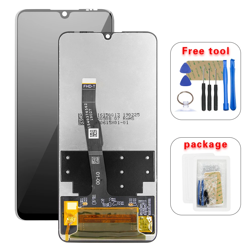 

6.15" for Huawei P30 Lite/ Nova 4E LCD Display Touch Screen Digitizer Assembly MAR-LX1 LX2 AL01 LCD Display