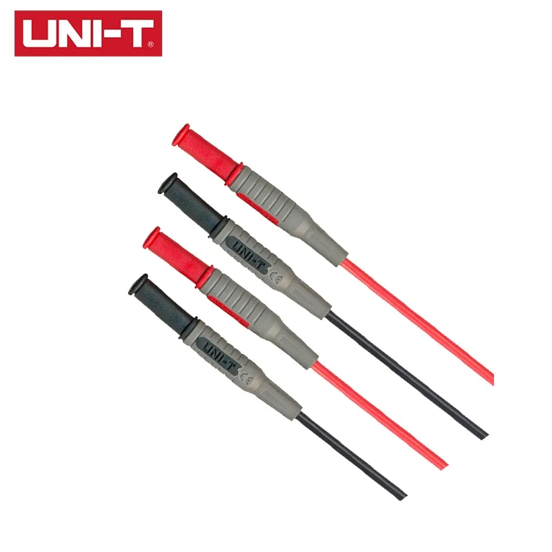 

UNI-T UT-L06 Dual head connecting wire banana plug Multi-switch wiring 1000V 10A 1200mm Double Insulation with Safe Shielding